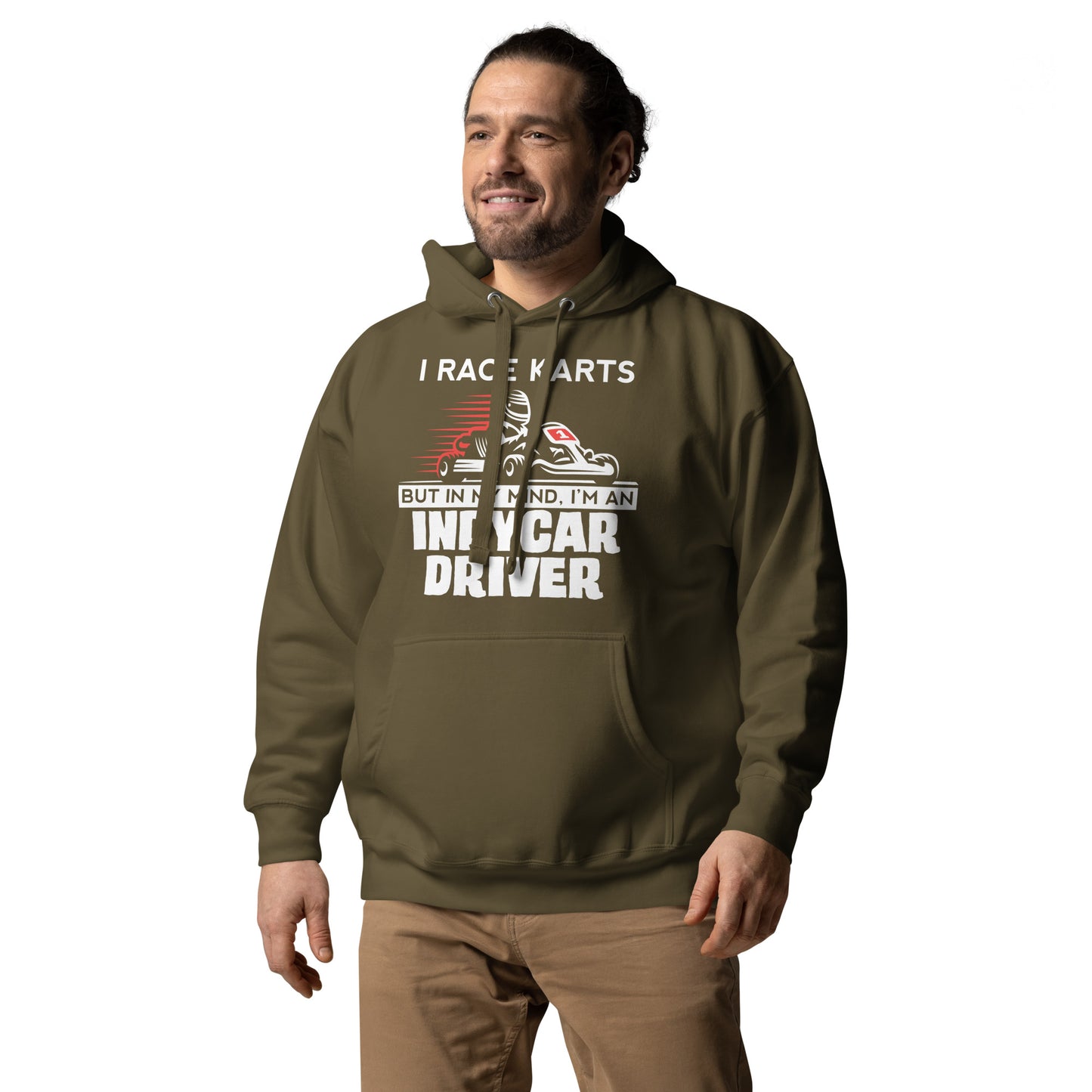 IndyCar Driver In My Mind — Kart Racer Pullover Hoodie
